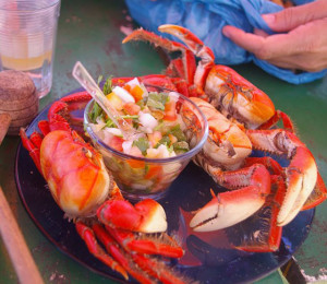 Tradicional caranguejo, um dos atrativos da culinária sergipana