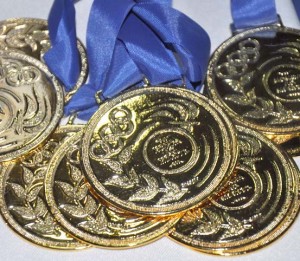 Medalhas entregues durante evento (Fotos: Adailton Nascimento)