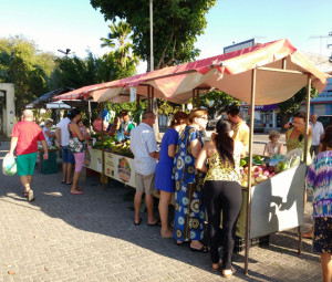 Local da feira - praça Filomeno Hora