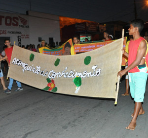 Desfile pelas principais ruas da cidade 