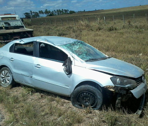 Carro conduzido pelo vereador  