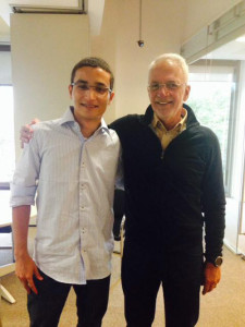 Com Marcel Telles (mantenedor da bolsa de estudos de Cassiano nos EUA)