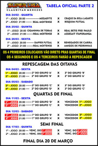 Tabela oficial 2