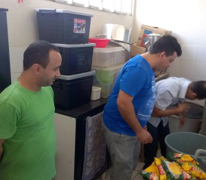 José Carlos em visita as escolas municipais 