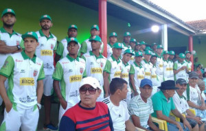 Lagarto apresenta jogadores para temporada (Foto: Priscila Bitencourt / TV Sergipe)