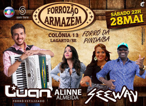 Evento terá início às 22 horas.