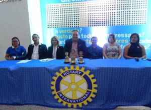 Mesa foi composta por autoridades e representantes do Rotary em Sergipe