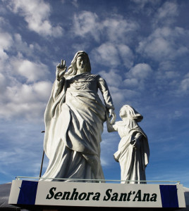 Estátua inaugurada no último domingo