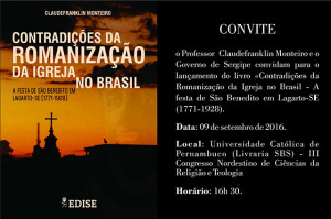 Convite para o evento de lançamento