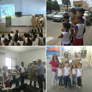 Campanha realizada nas escolas da zona rural (Fotos: SEMOP)