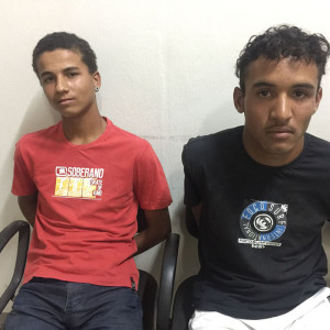 Jovens suspeitos de praticarem assaltos na Colônia Treze