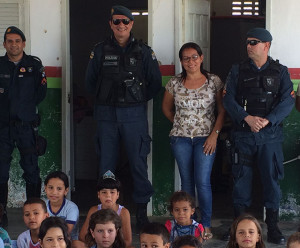 Evento faz parte do plano de policiamento comunitário implantado no 7°BPM