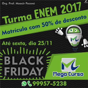 Mega Curso em ritmo de Black Friday