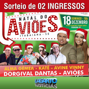 Evento acontece dia 18 de dezembro, em Itabaiana