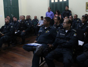 Ação reuniu os comandantes dos batalhões de Polícia Militar em Sergipe (Foto: SSP/SE)